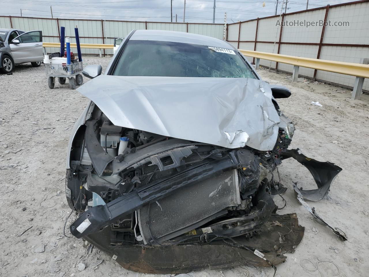 2018 Hyundai Sonata Sport Silver vin: 5NPE34AF5JH656268