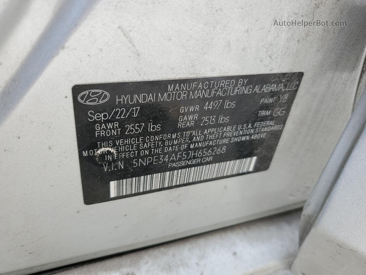 2018 Hyundai Sonata Sport Silver vin: 5NPE34AF5JH656268