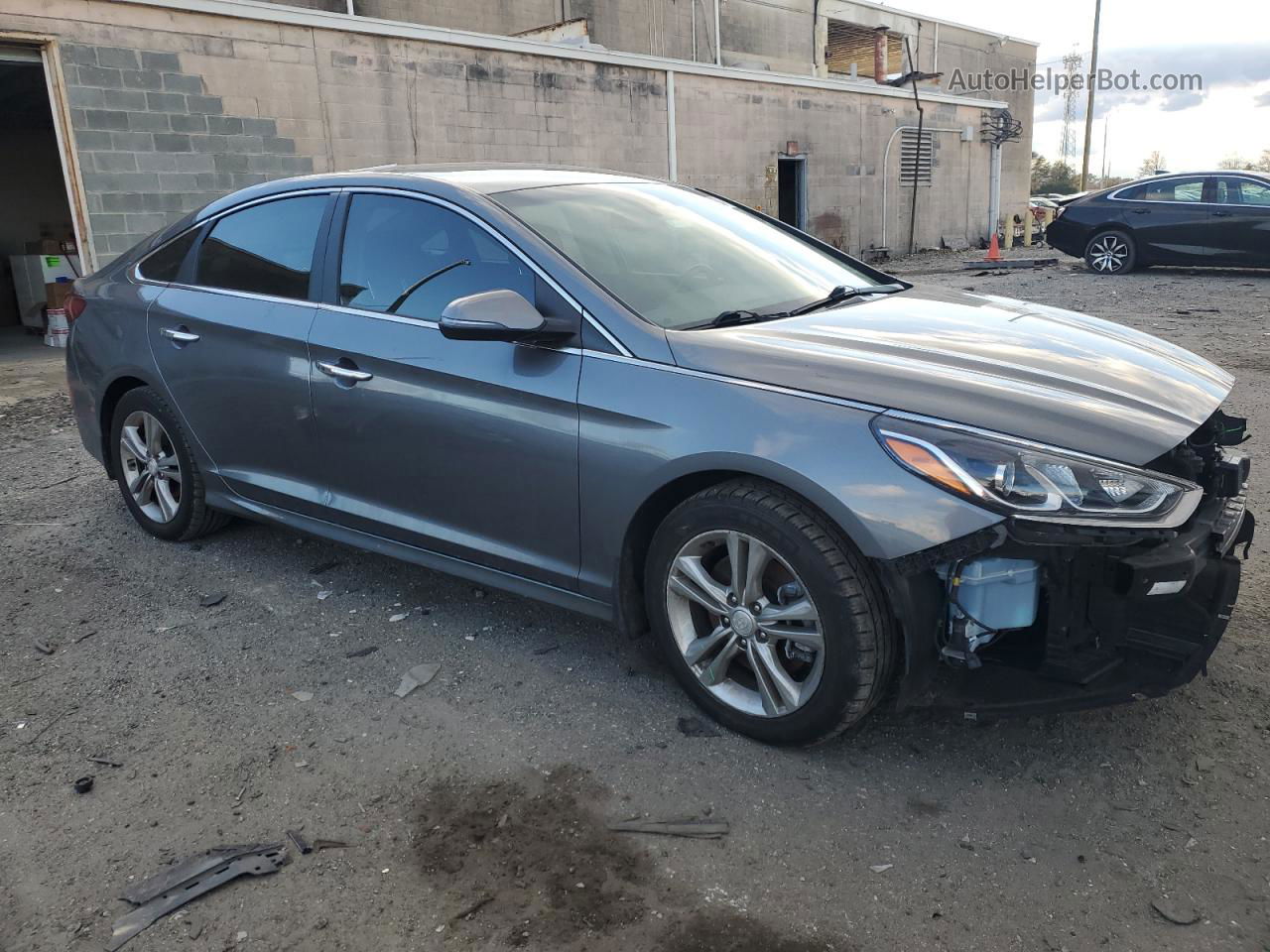 2018 Hyundai Sonata Sport Серый vin: 5NPE34AF5JH719840