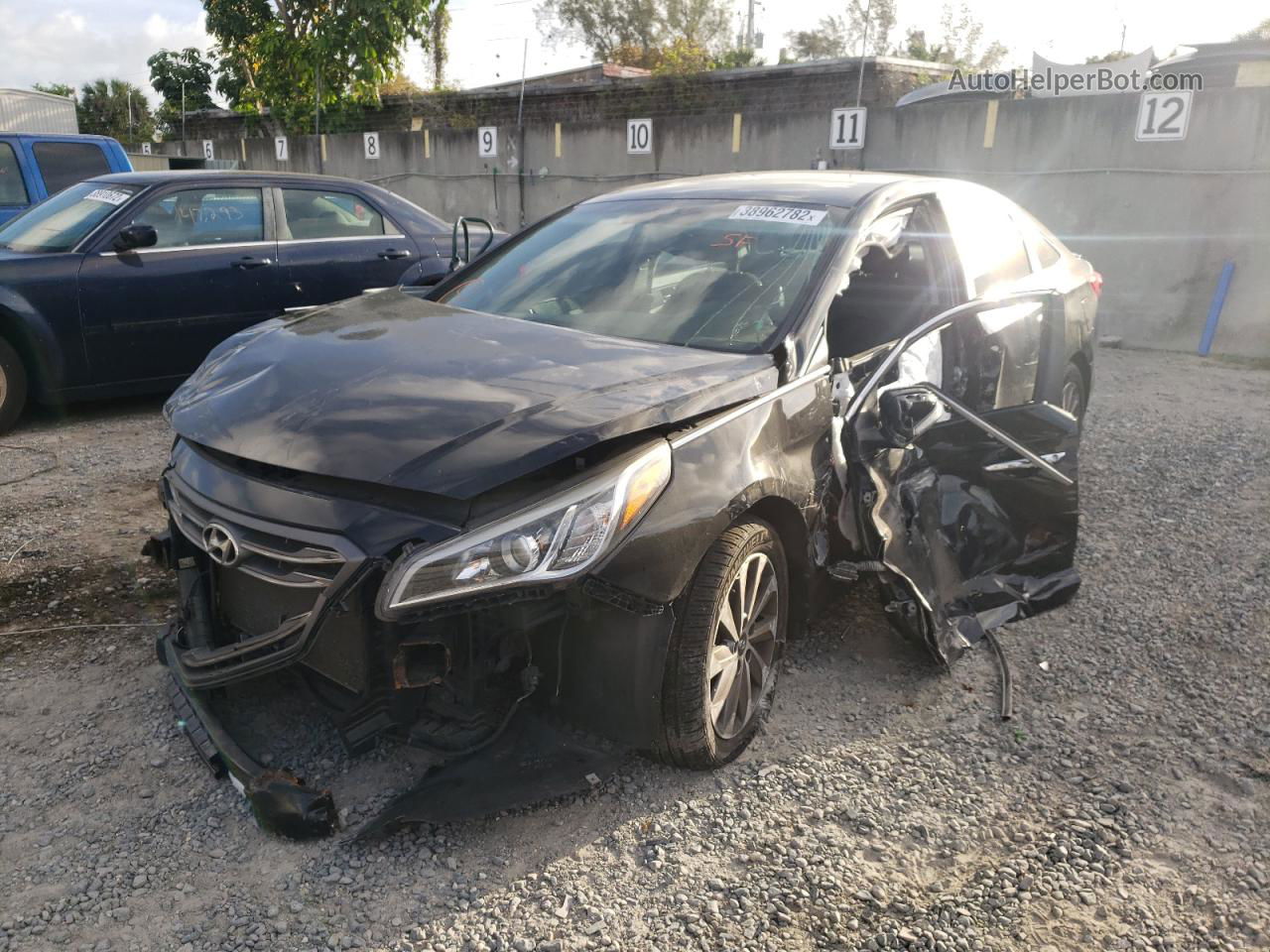 2015 Hyundai Sonata Sport Black vin: 5NPE34AF6FH108013