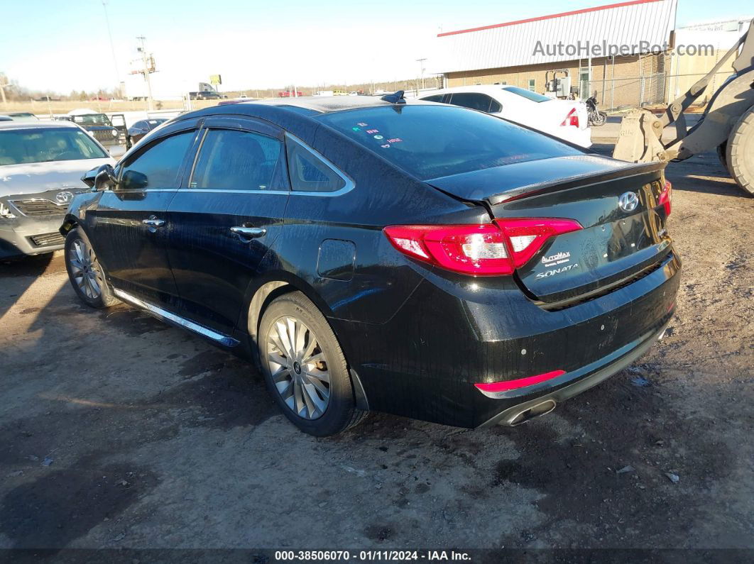 2015 Hyundai Sonata Limited Black vin: 5NPE34AF6FH198571