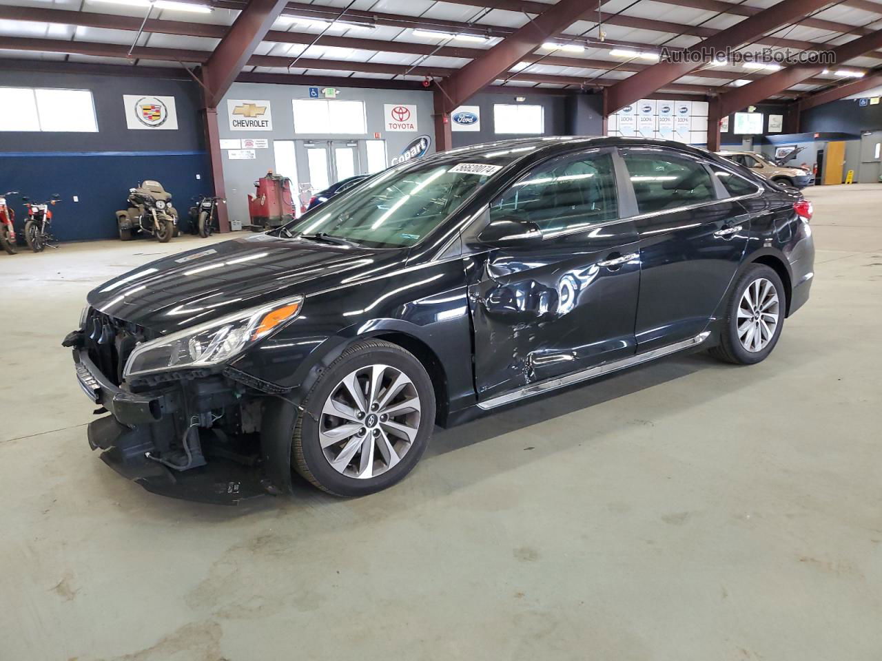 2017 Hyundai Sonata Sport Black vin: 5NPE34AF6HH485198