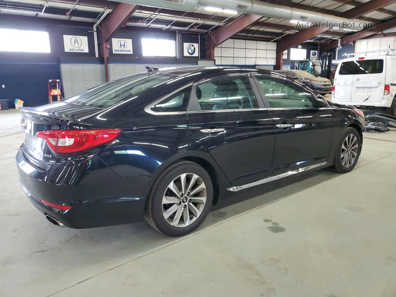 2017 Hyundai Sonata Sport Black vin: 5NPE34AF6HH485198