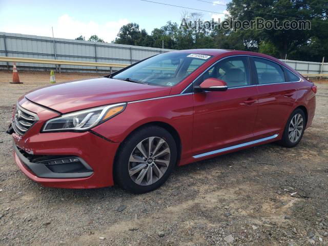 2017 Hyundai Sonata Sport Red vin: 5NPE34AF6HH500430