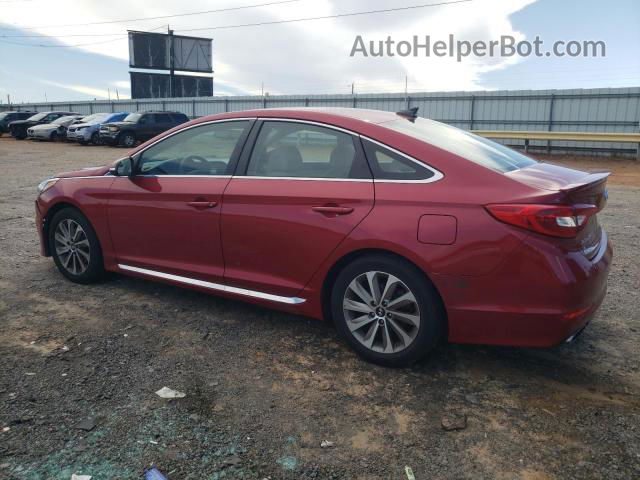 2017 Hyundai Sonata Sport Red vin: 5NPE34AF6HH500430