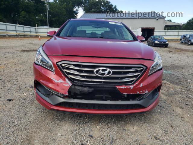 2017 Hyundai Sonata Sport Red vin: 5NPE34AF6HH500430