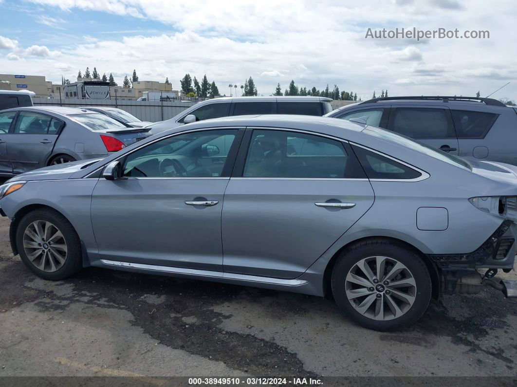 2017 Hyundai Sonata Sport Gray vin: 5NPE34AF6HH586015