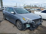 2017 Hyundai Sonata Sport Gray vin: 5NPE34AF6HH586015