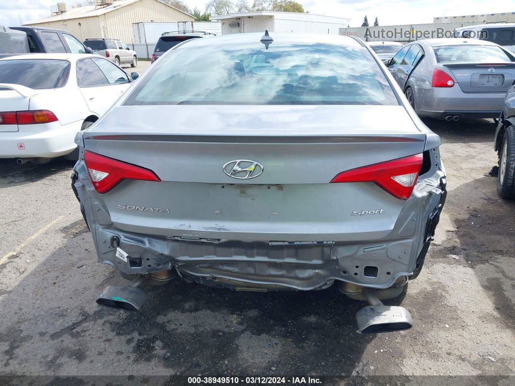 2017 Hyundai Sonata Sport Gray vin: 5NPE34AF6HH586015