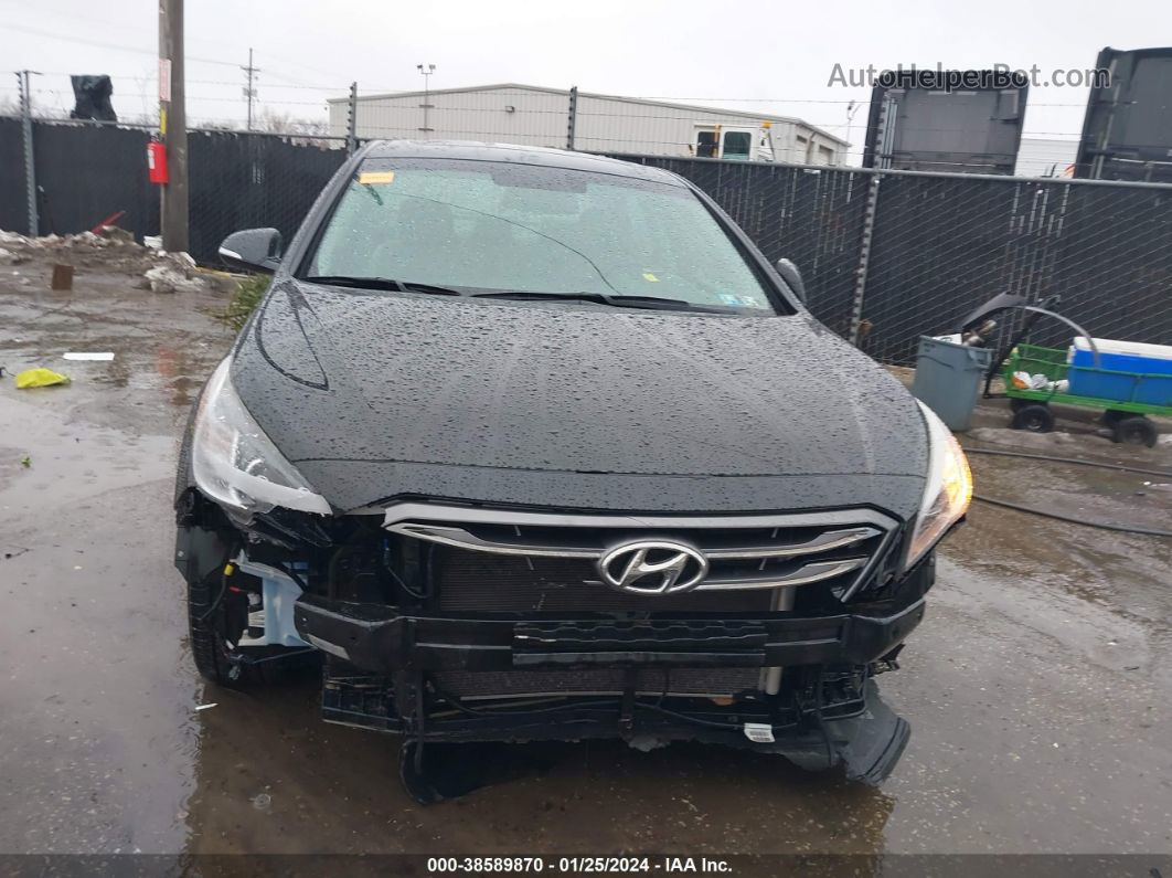 2017 Hyundai Sonata Limited Black vin: 5NPE34AF6HH594468