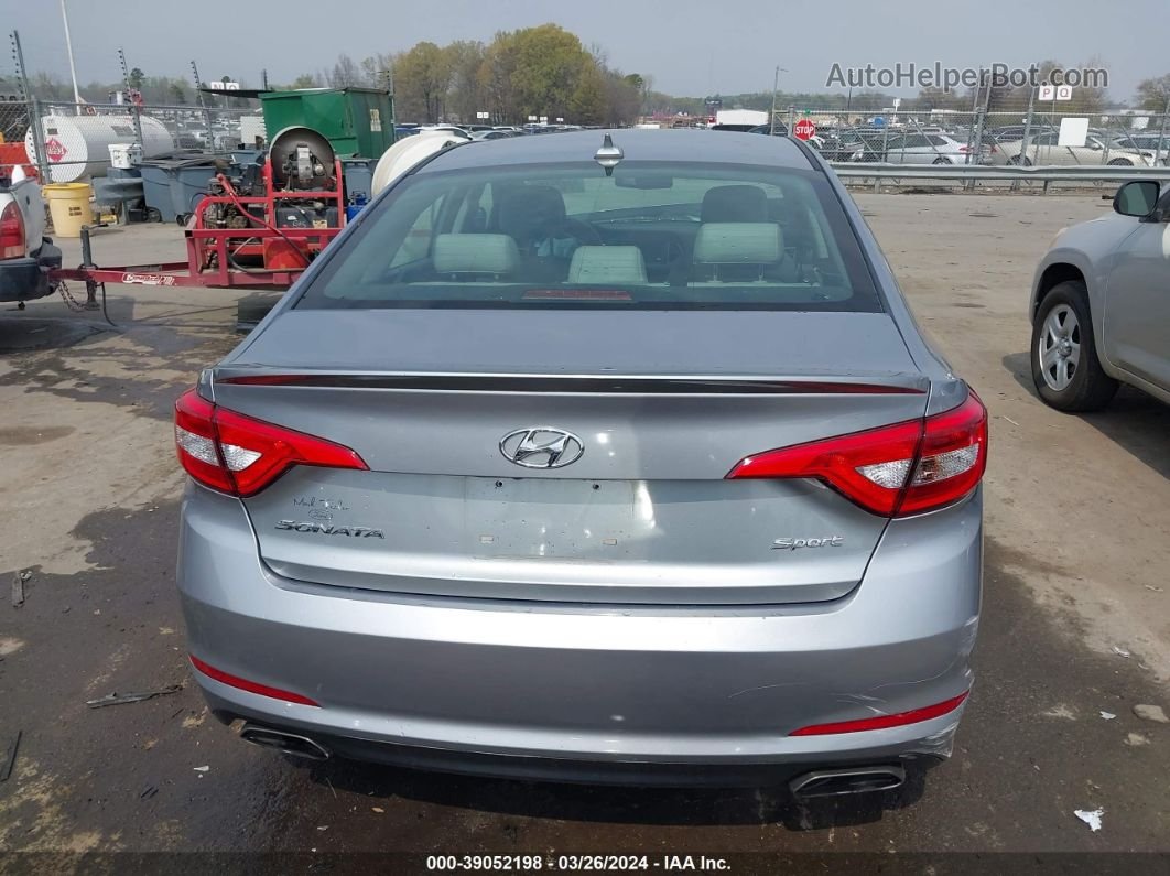 2017 Hyundai Sonata Sport Silver vin: 5NPE34AF7HH463551