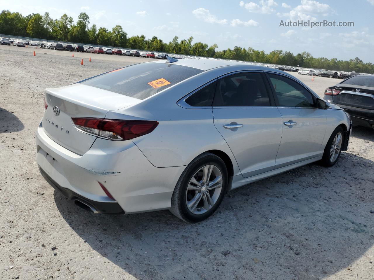 2018 Hyundai Sonata Sport Silver vin: 5NPE34AF7JH599135