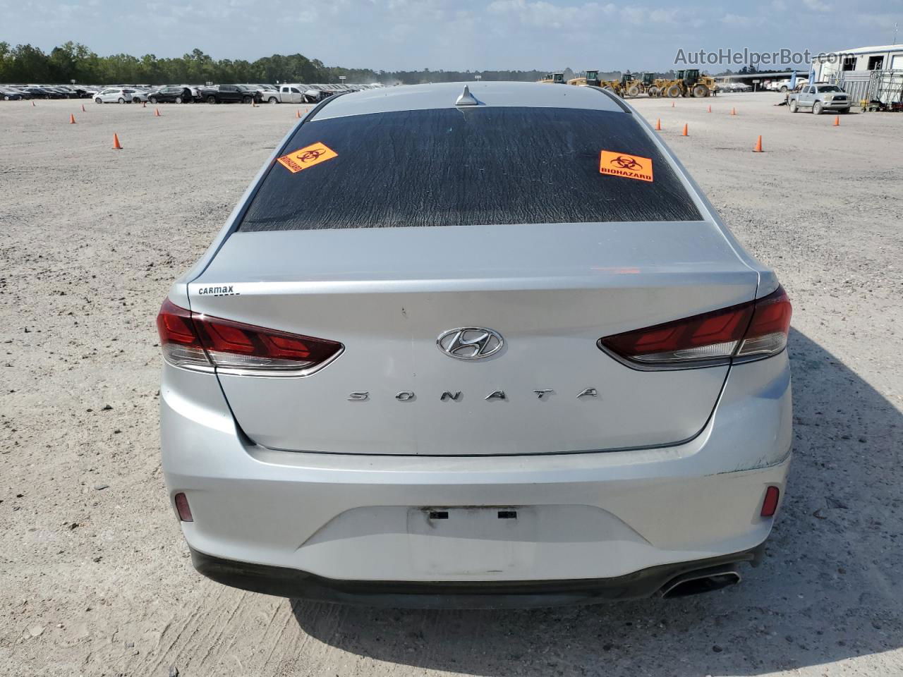 2018 Hyundai Sonata Sport Silver vin: 5NPE34AF7JH599135