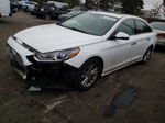 2018 Hyundai Sonata Sport White vin: 5NPE34AF7JH609386