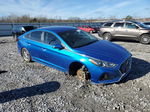 2018 Hyundai Sonata Sport Blue vin: 5NPE34AF7JH640332