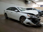 2018 Hyundai Sonata Sport White vin: 5NPE34AF7JH647216