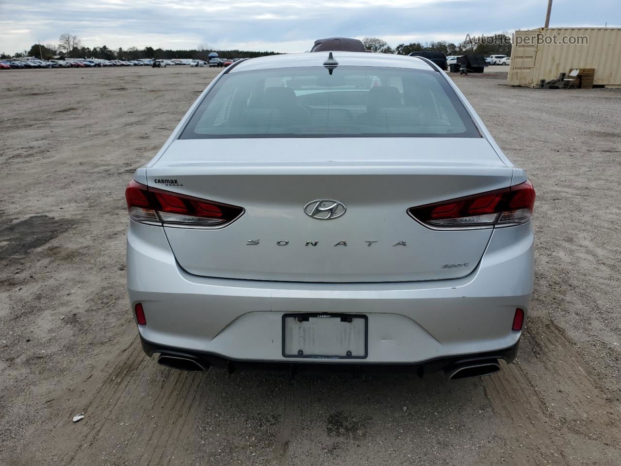 2018 Hyundai Sonata Sport Серебряный vin: 5NPE34AF7JH677753