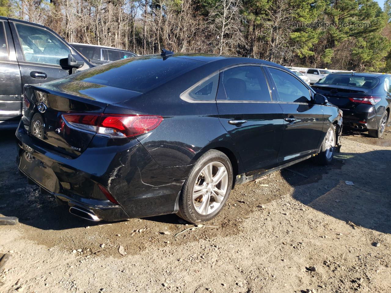 2018 Hyundai Sonata Sport Черный vin: 5NPE34AF7JH687408