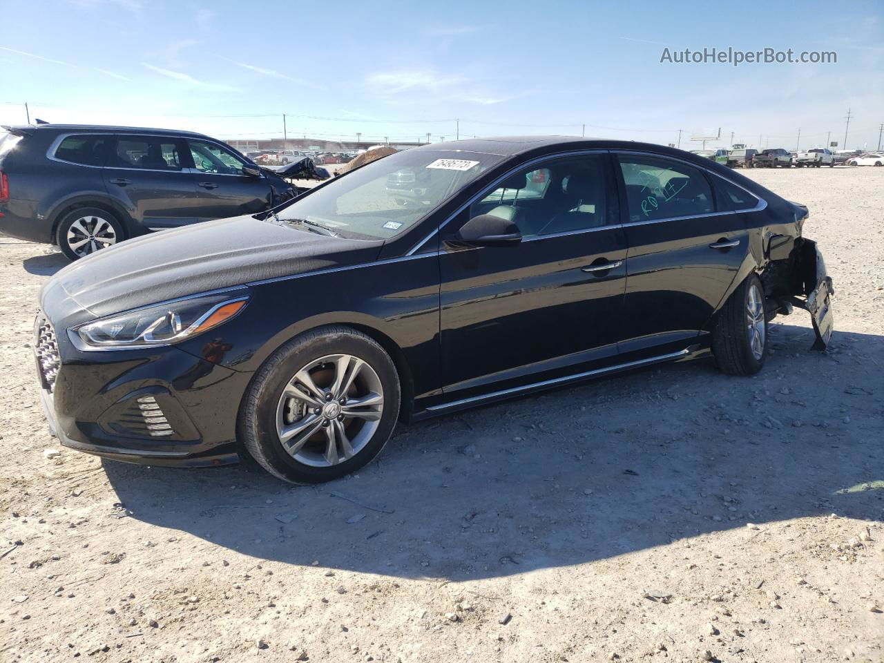 2018 Hyundai Sonata Sport Black vin: 5NPE34AF7JH706300