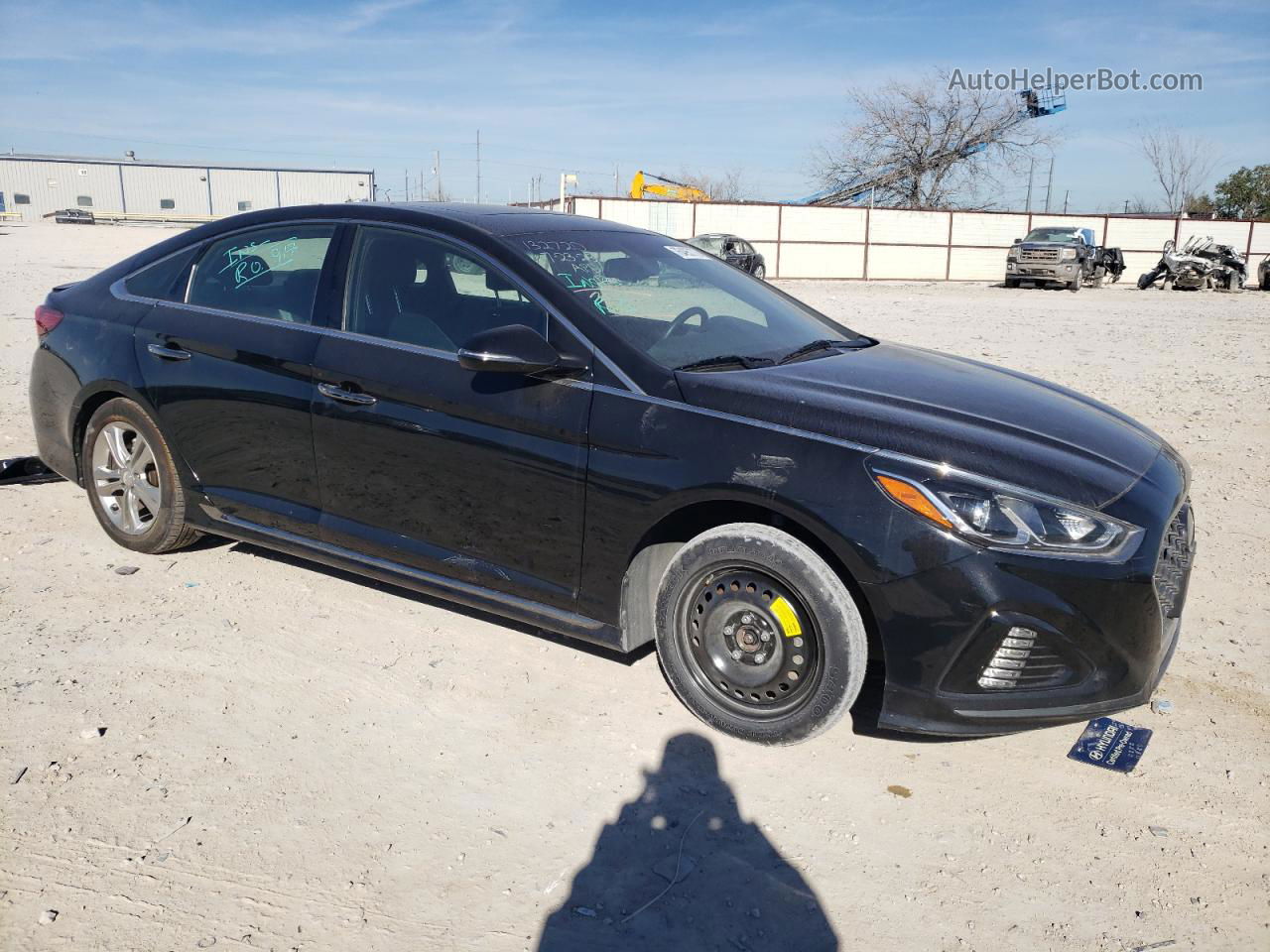 2018 Hyundai Sonata Sport Черный vin: 5NPE34AF7JH706300