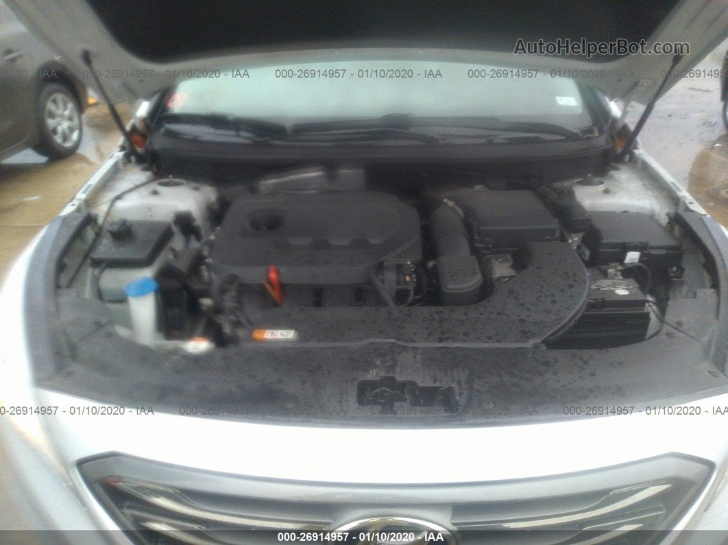 2015 Hyundai Sonata 2.4l Sport Silver vin: 5NPE34AF8FH112323