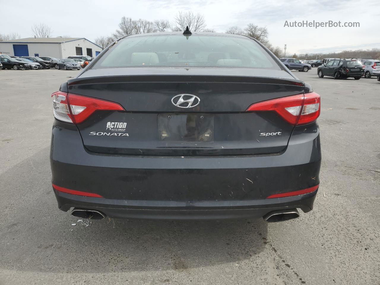 2017 Hyundai Sonata Sport Black vin: 5NPE34AF8HH495344