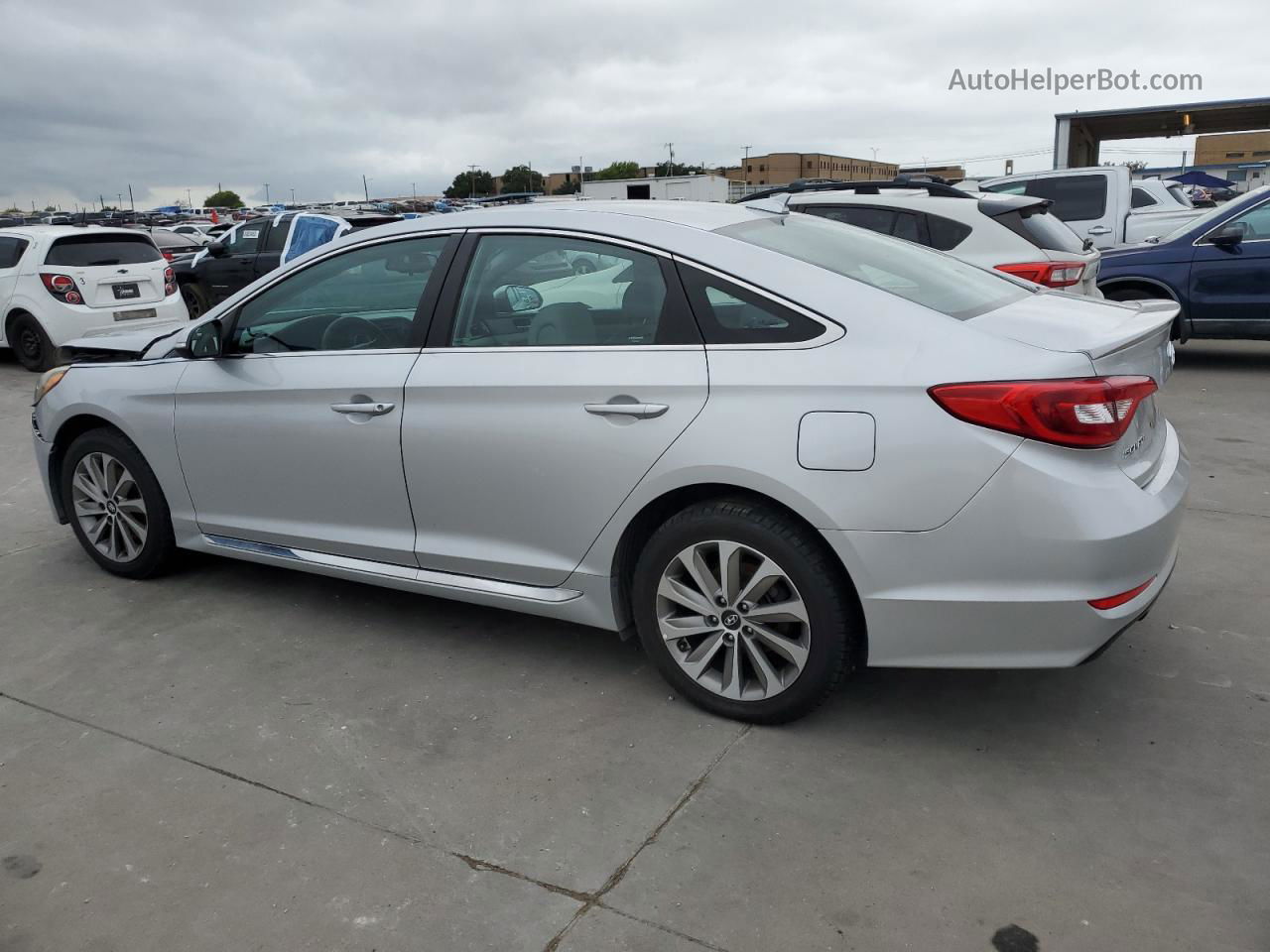 2017 Hyundai Sonata Sport Silver vin: 5NPE34AF8HH511669