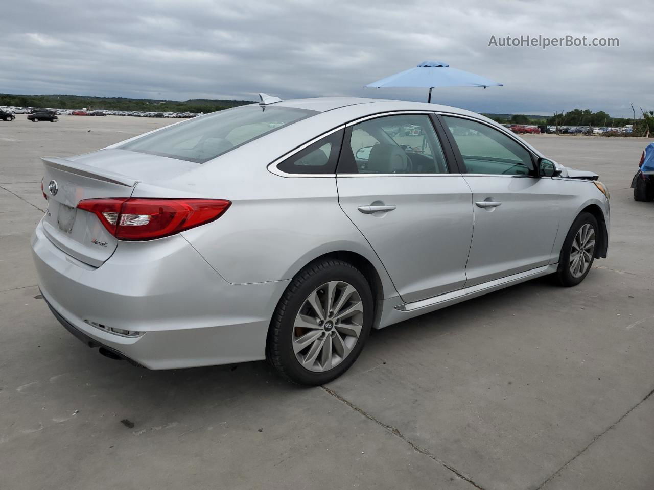 2017 Hyundai Sonata Sport Серебряный vin: 5NPE34AF8HH511669