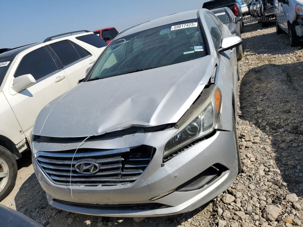 2017 Hyundai Sonata Sport Silver vin: 5NPE34AF8HH511669