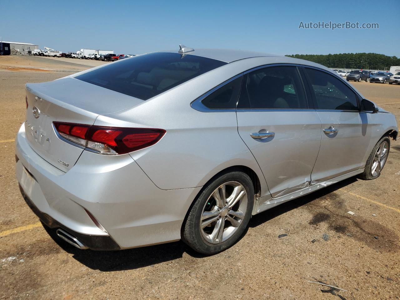 2018 Hyundai Sonata Sport Серебряный vin: 5NPE34AF8JH596437