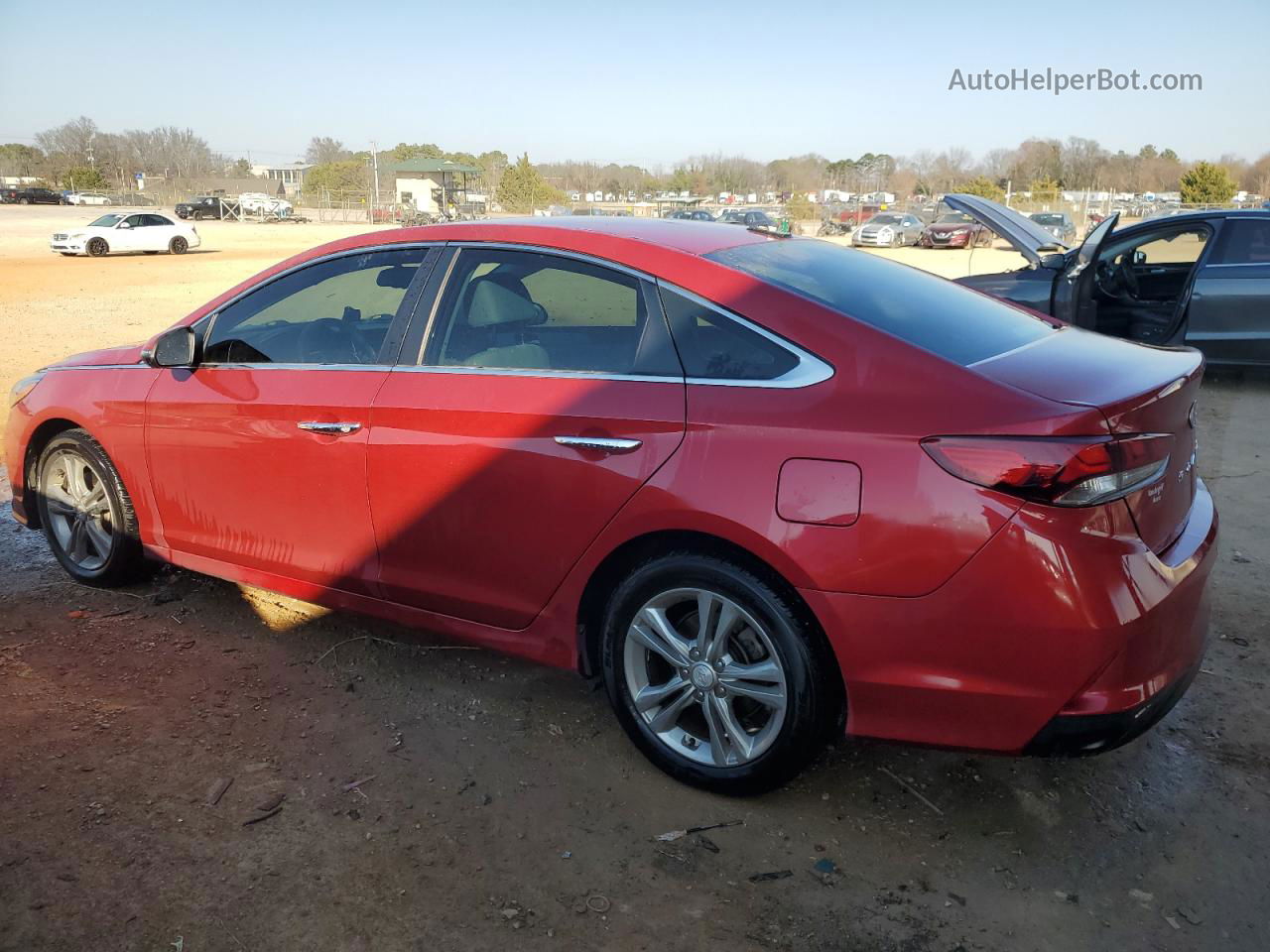 2018 Hyundai Sonata Sport Red vin: 5NPE34AF8JH633969