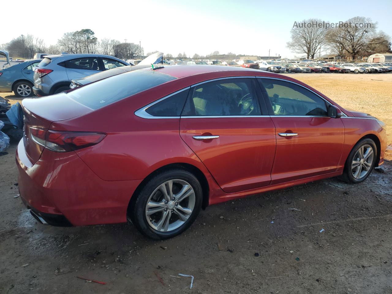 2018 Hyundai Sonata Sport Red vin: 5NPE34AF8JH633969