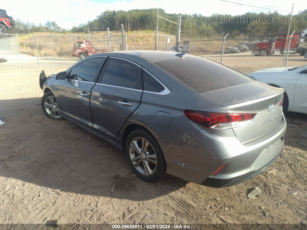 2018 Hyundai Sonata Sel Gray vin: 5NPE34AF8JH657236