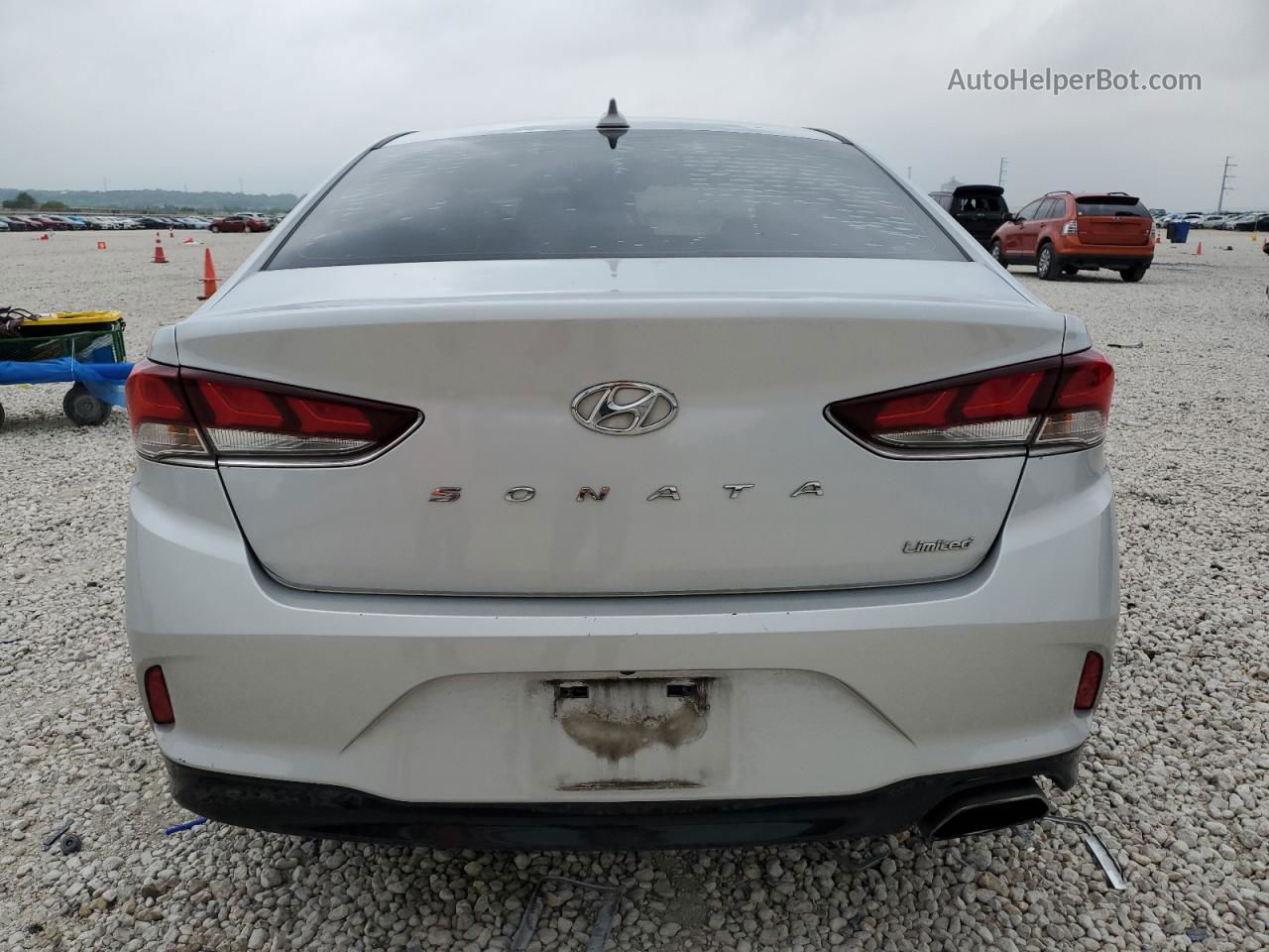 2018 Hyundai Sonata Sport Серебряный vin: 5NPE34AF8JH659620