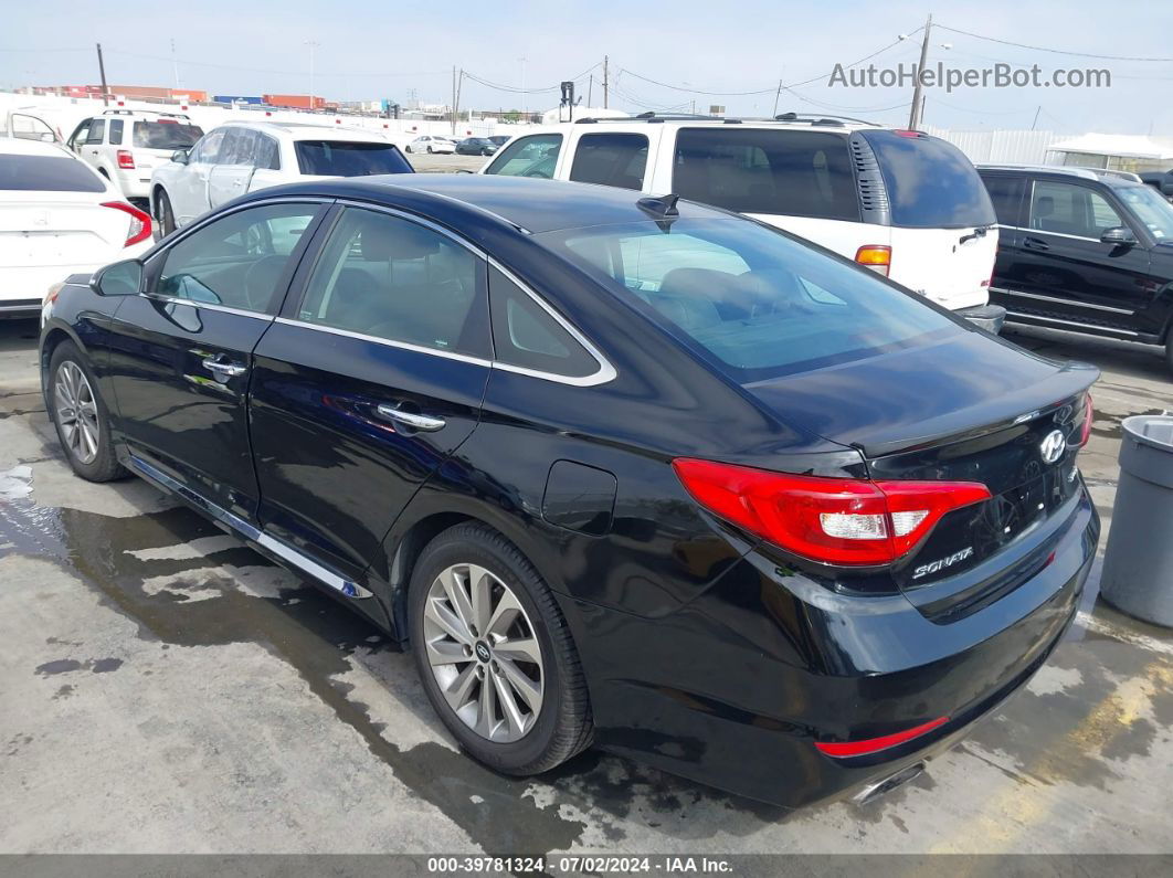 2015 Hyundai Sonata Sport Black vin: 5NPE34AF9FH227593