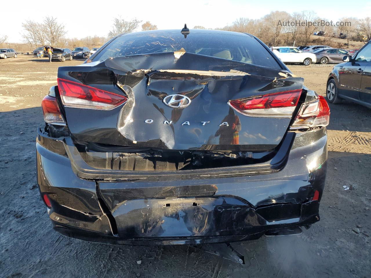 2018 Hyundai Sonata Sport Black vin: 5NPE34AF9JH611303