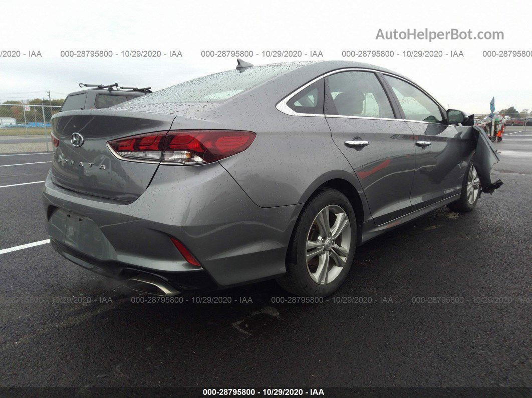 2018 Hyundai Sonata Sel Gray vin: 5NPE34AF9JH628294