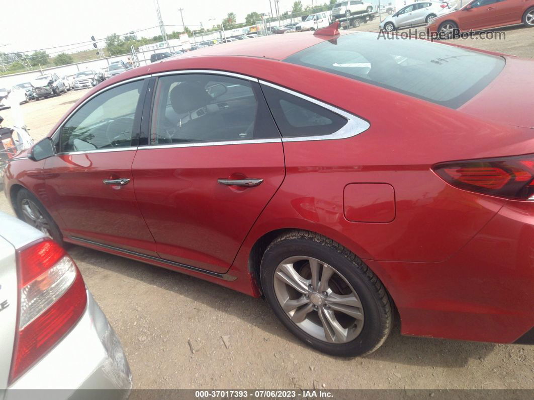 2018 Hyundai Sonata Sport Red vin: 5NPE34AF9JH693033