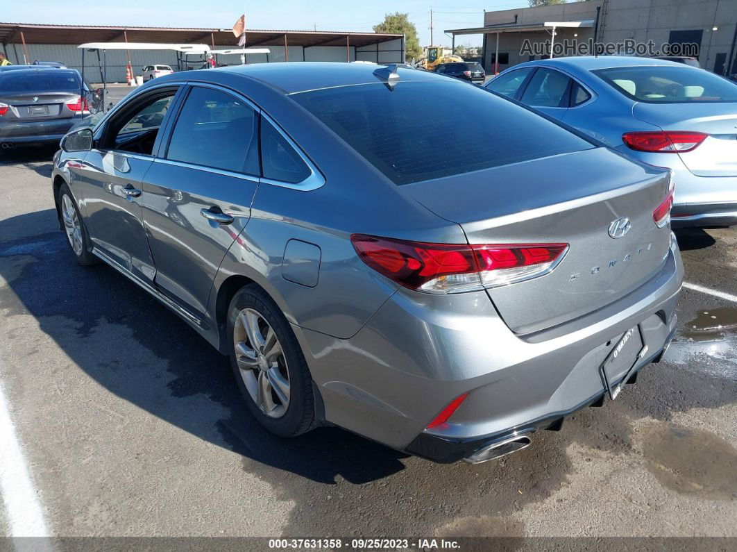 2018 Hyundai Sonata Sport+ Gray vin: 5NPE34AF9JH720893