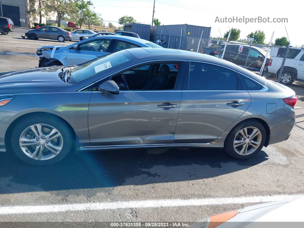 2018 Hyundai Sonata Sport+ Gray vin: 5NPE34AF9JH720893