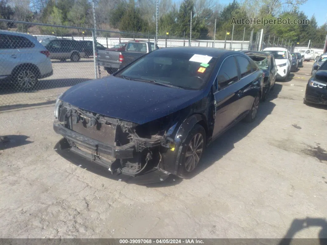 2017 Hyundai Sonata Sport Blue vin: 5NPE34AFXHH588530