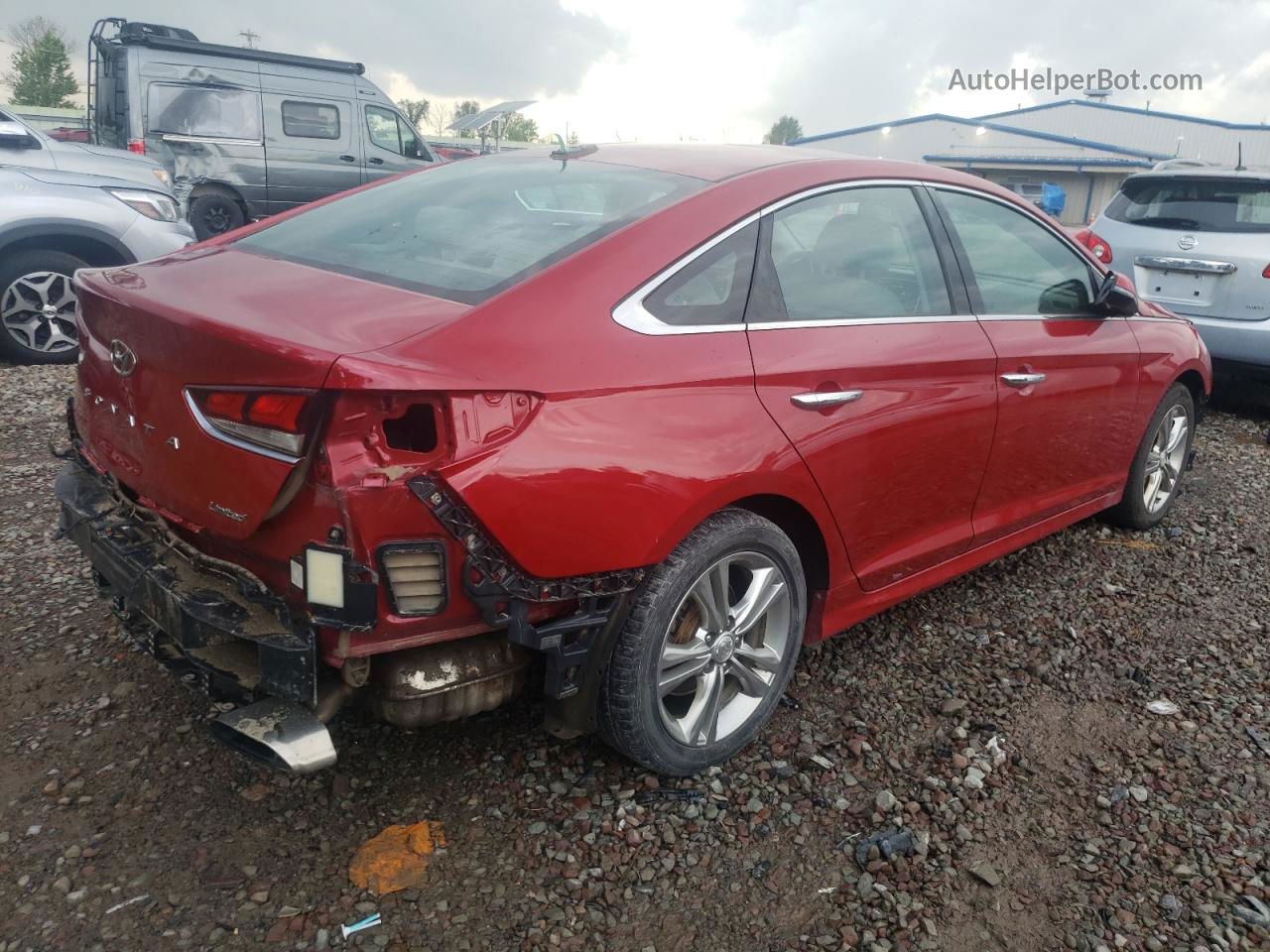 2018 Hyundai Sonata Sport Красный vin: 5NPE34AFXJH605817