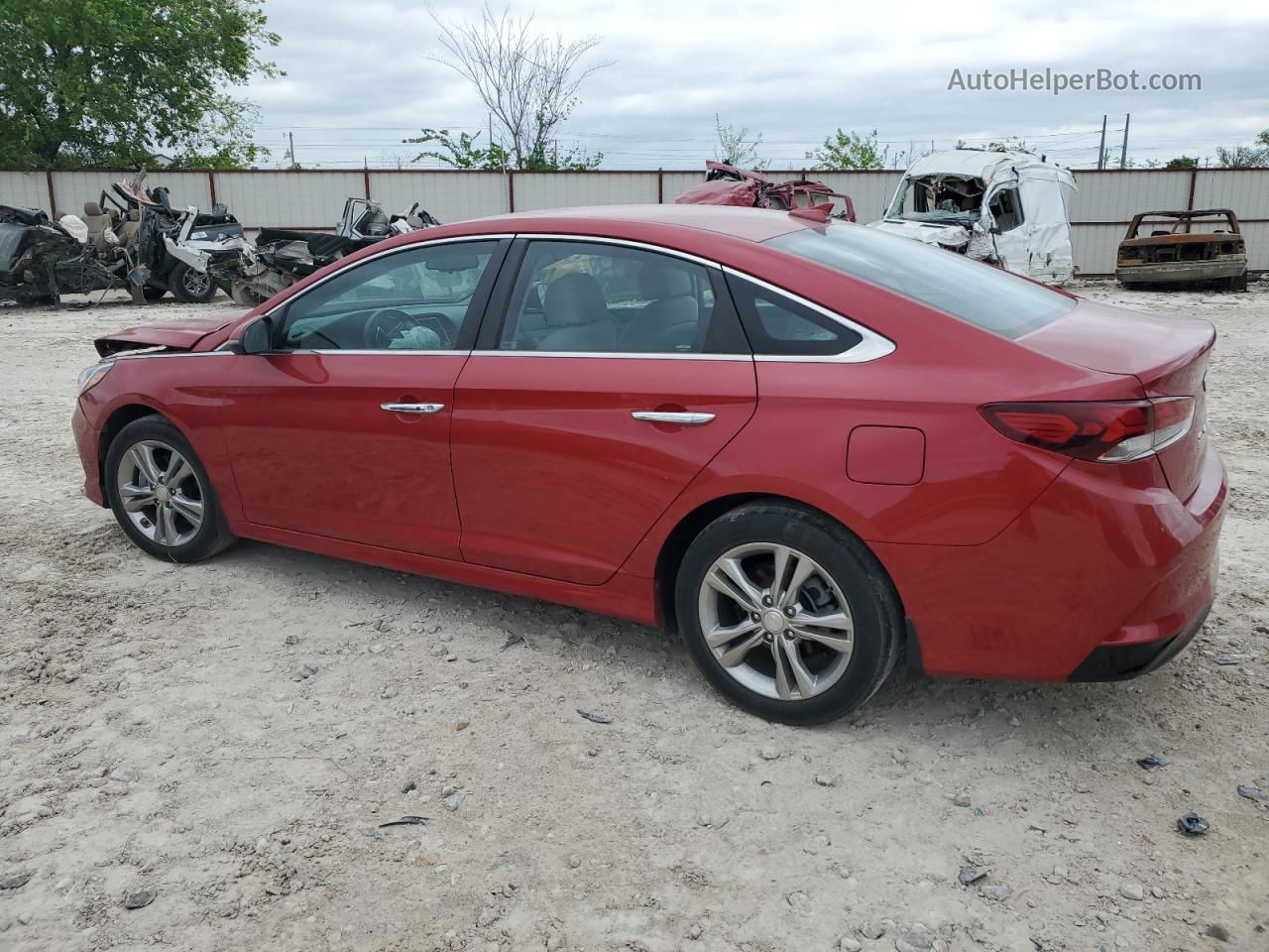 2018 Hyundai Sonata Sport Красный vin: 5NPE34AFXJH628336