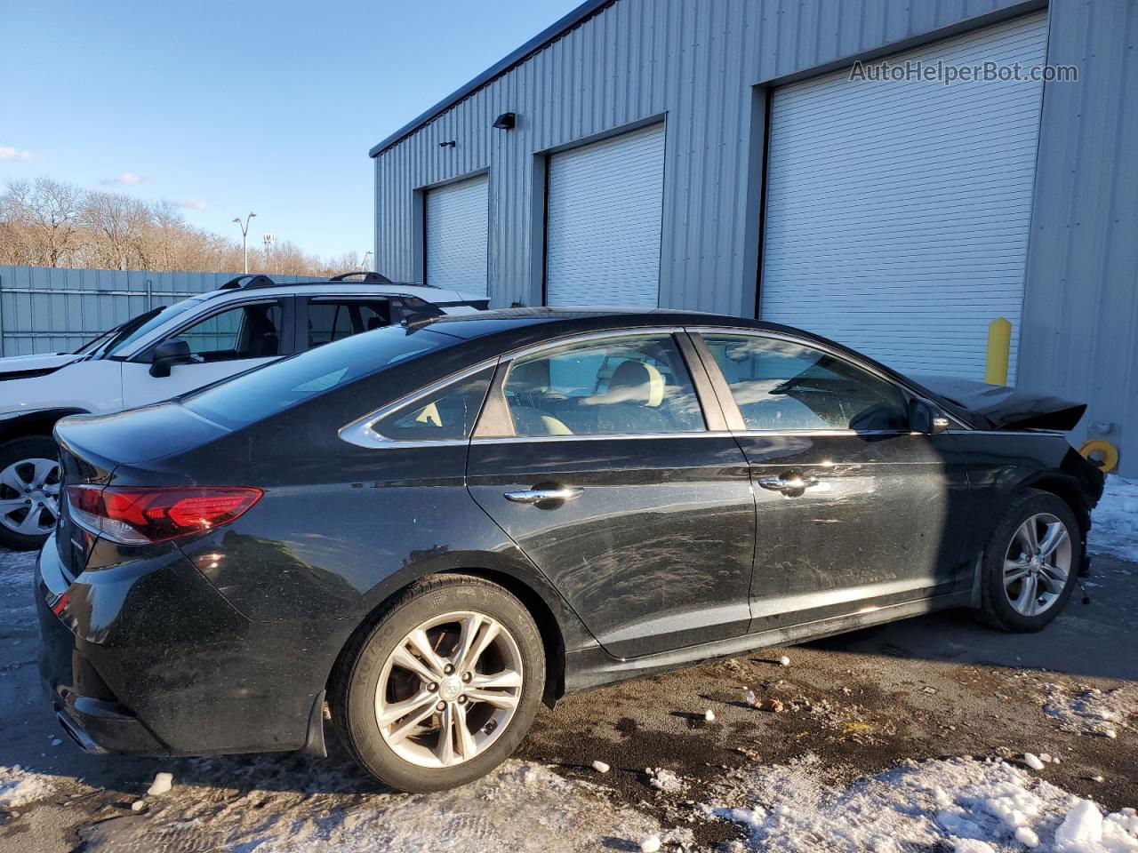 2018 Hyundai Sonata Sport Черный vin: 5NPE34AFXJH657710