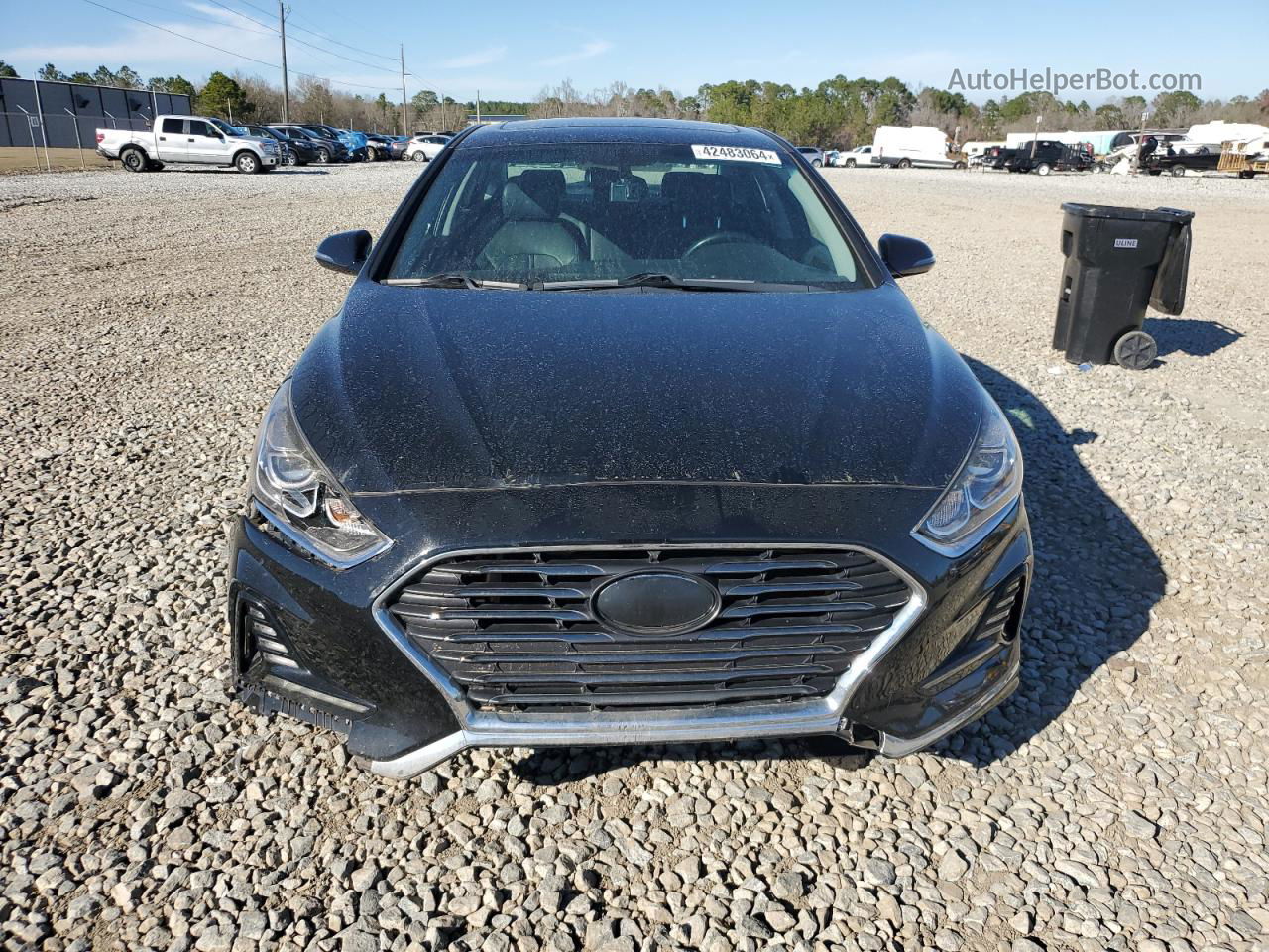 2018 Hyundai Sonata Sport Черный vin: 5NPE34AFXJH660980