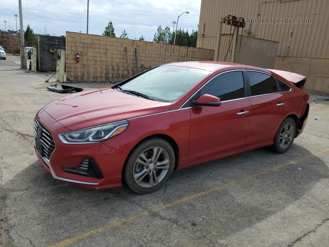 2018 Hyundai Sonata Sport Red vin: 5NPE34AFXJH672028