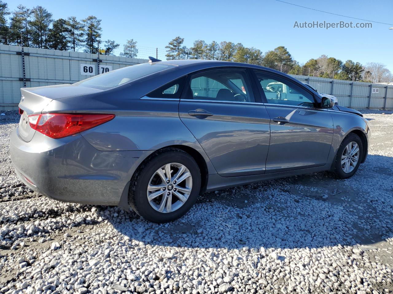 2012 Hyundai Sonata Gls Серый vin: 5NPEB4AC0CH312262