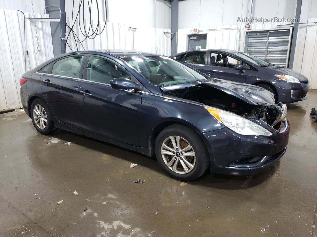 2012 Hyundai Sonata Gls Blue vin: 5NPEB4AC0CH320913