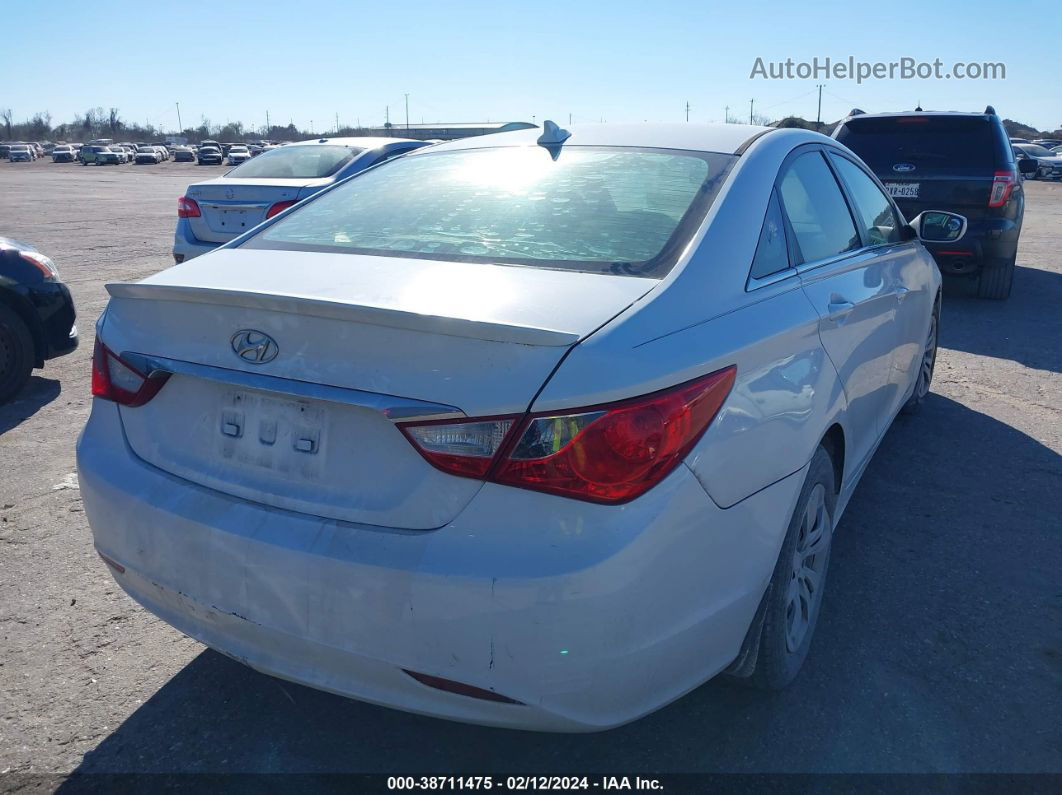 2012 Hyundai Sonata Gls White vin: 5NPEB4AC0CH340305