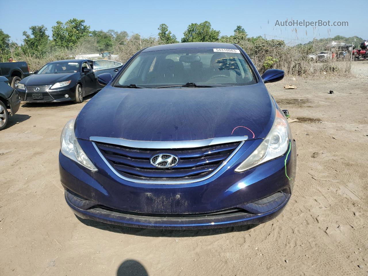 2012 Hyundai Sonata Gls Blue vin: 5NPEB4AC0CH367388